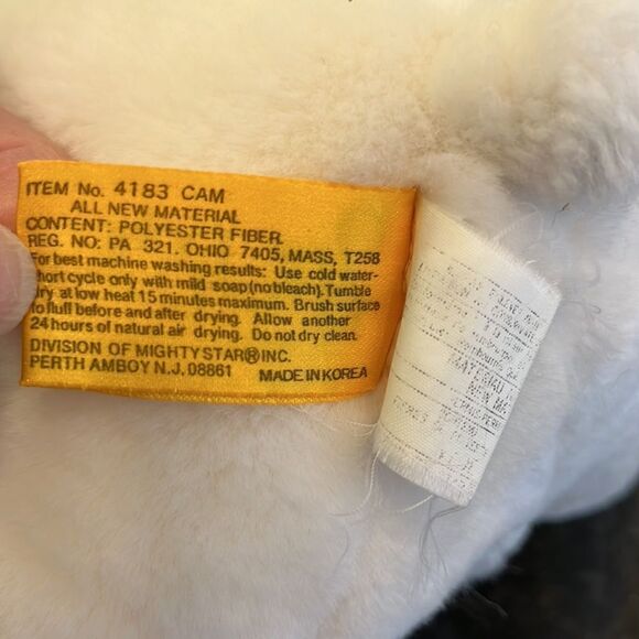 1991| 24K Polar Puff Bear 8”Plush | Vintage Stuffed Animal - Picture 8 of 8